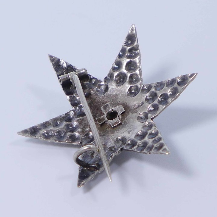 Silver star from the 19th century