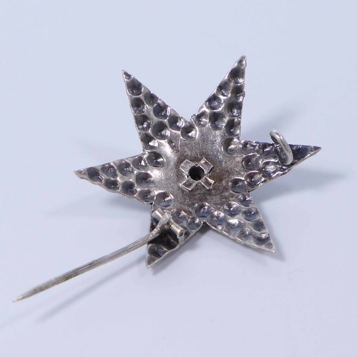 Silver star from the 19th century