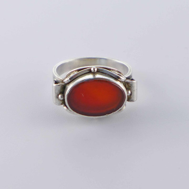 Fischland - Ring with carnelian