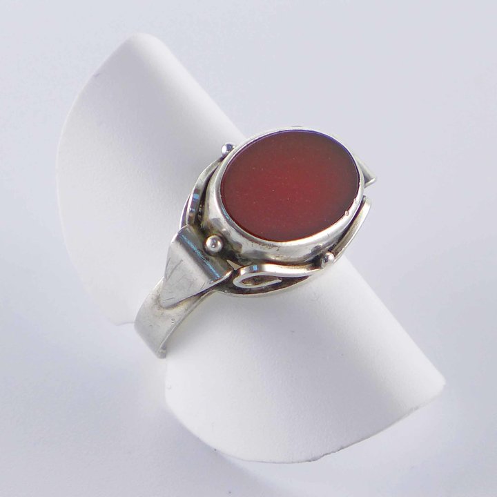 Fischland - Ring with carnelian