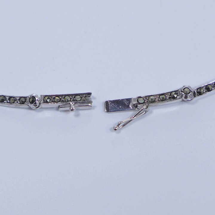 L. Heidelberger GmbH - Necklace with marcasite and pearls