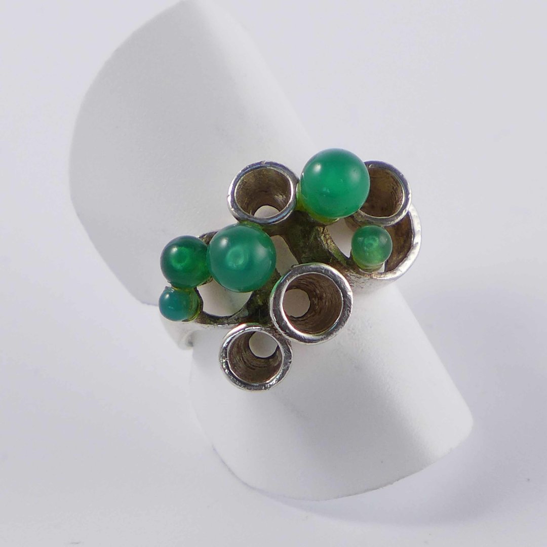 Charisma Design - Ring with green agate