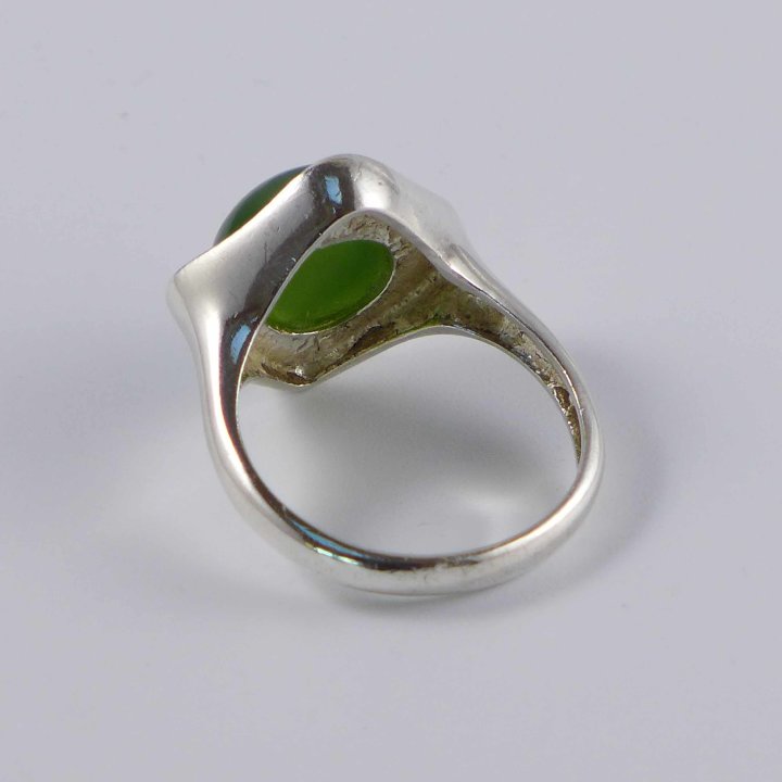 Ring with jade from the 1960s