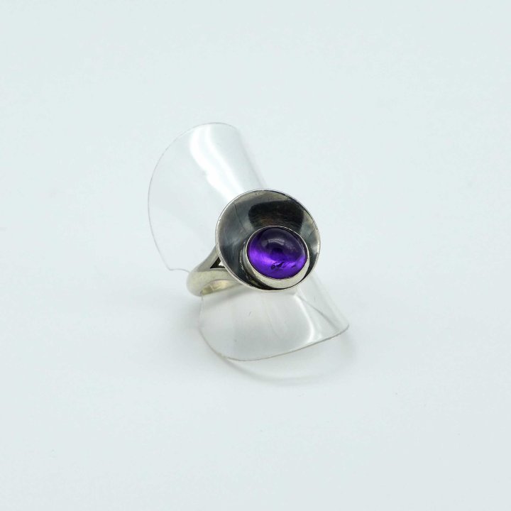 N. E. From - silver ring with amethyst