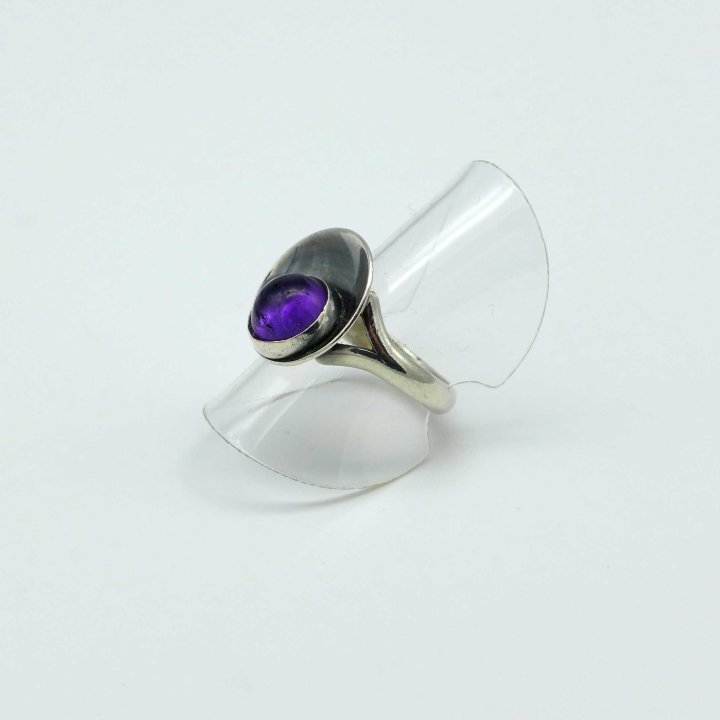 N. E. From - silver ring with amethyst