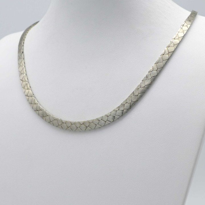 Snake necklace in silver from the 1970s