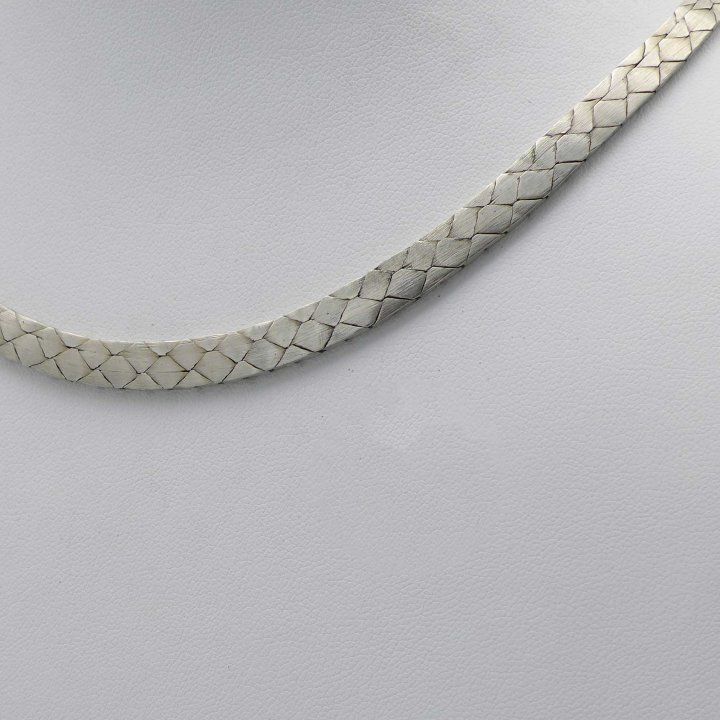 Snake necklace in silver from the 1970s