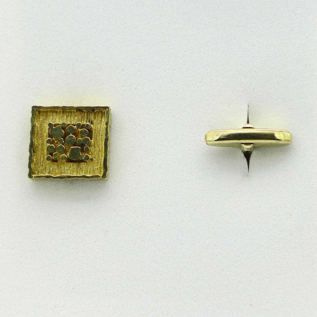 Franz Scheurle - Golden design cufflinks from the 1970s