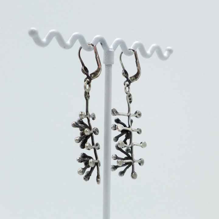 Handmade earrings from the 1970