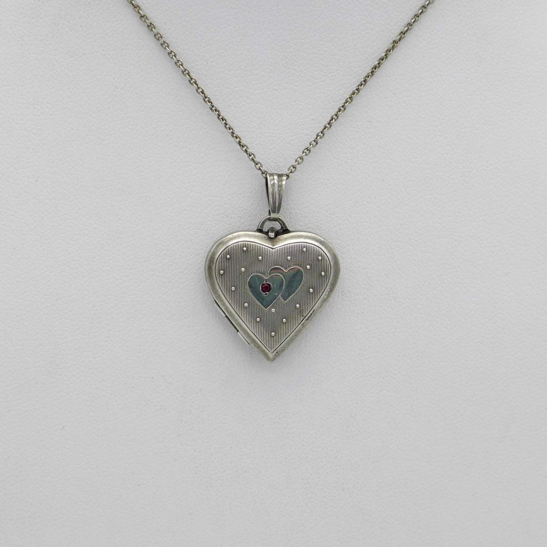 Kordes & Lichtenfels - Silbermedaillon mit Herzen