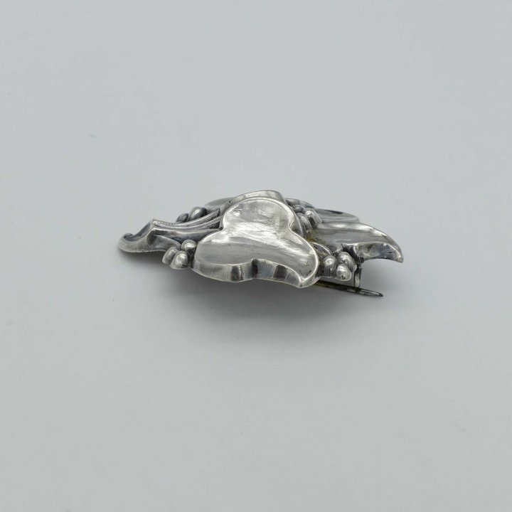 Biedermeier brooch in silver