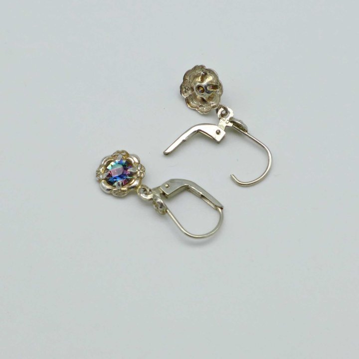 Small earrings with Rhine pebbles