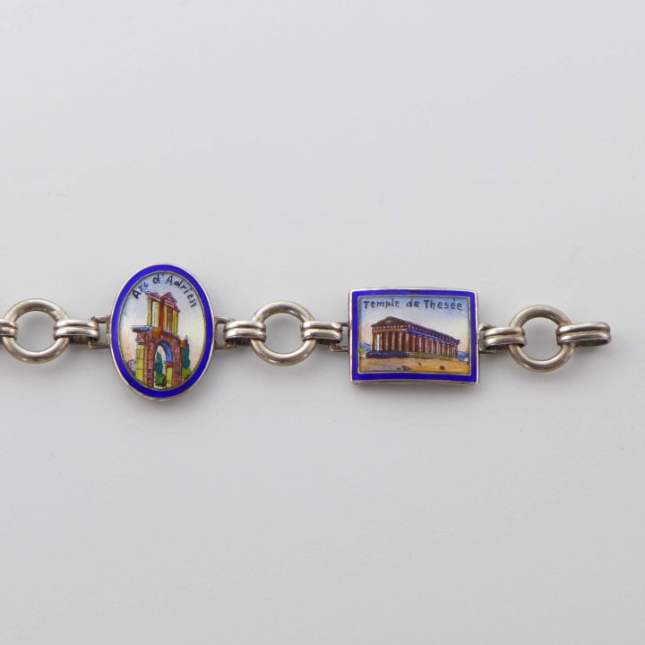 Enamel bracelet "Athens" around 1900