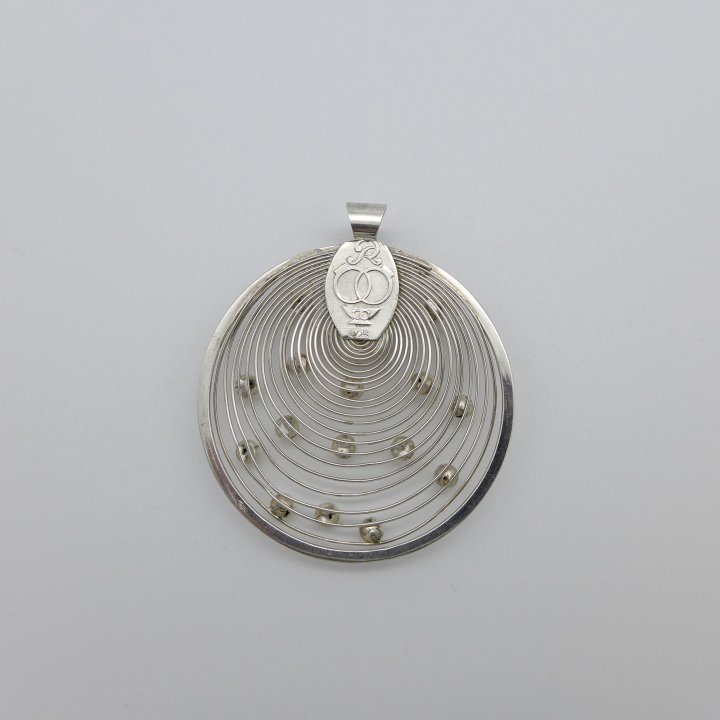 A. Regelmann - Round silver pendant