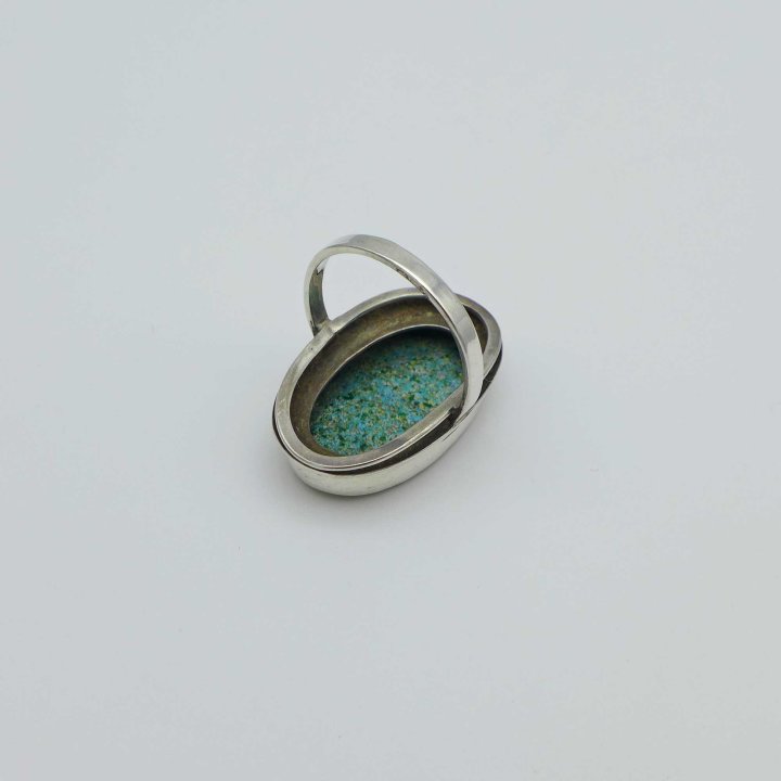 Gomina - Silver ring with colourful enamel