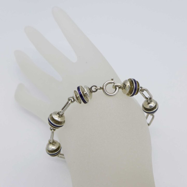 Uno A Erre - Silver bracelet with enamel