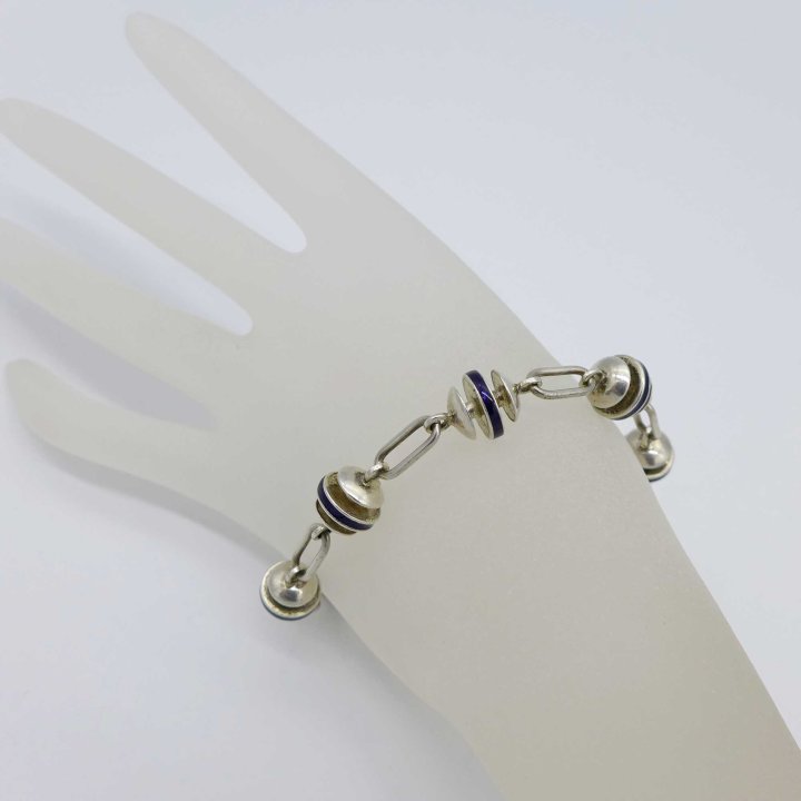 Uno A Erre - Silver bracelet with enamel