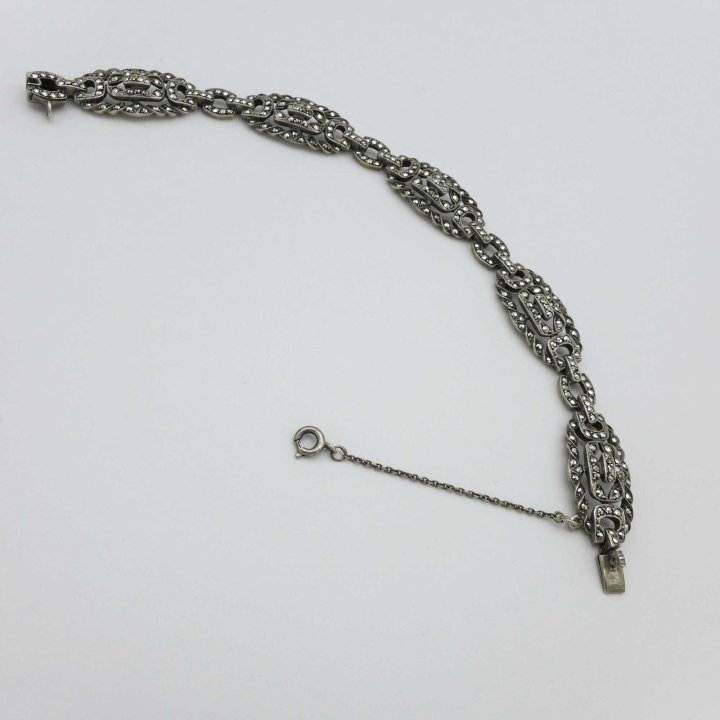 Carl Bauer - Armband mit Markasiten aus dem Art Déco