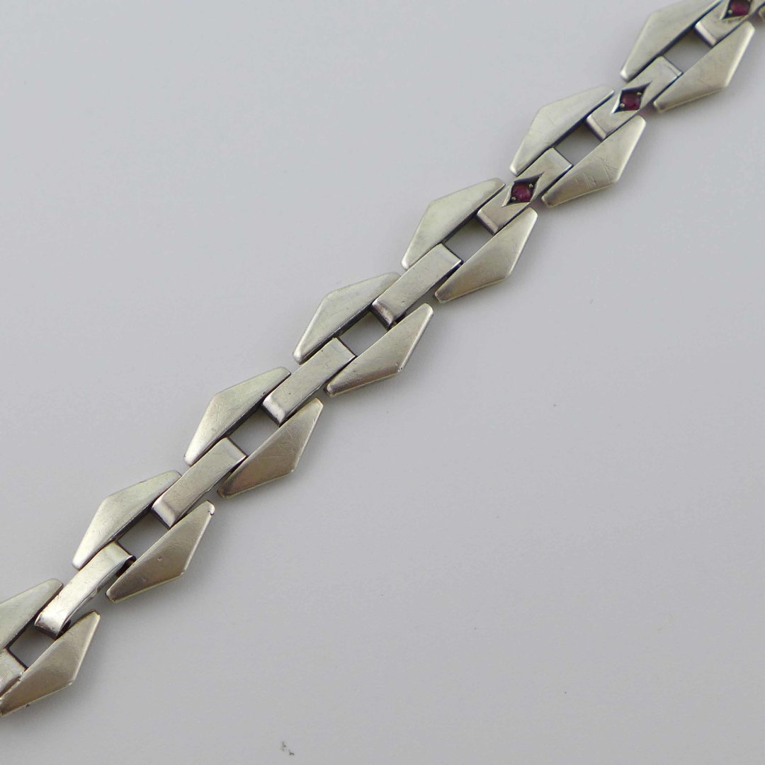Art nouveau bracelet in silver