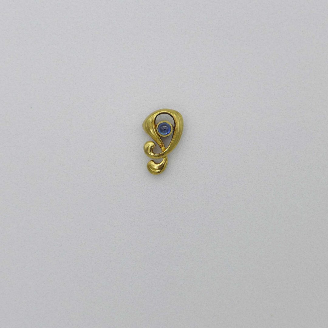 Art Nouveau Tie Pin in Gold Doublé