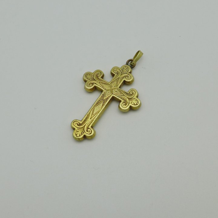 Gold cross from the 19th century